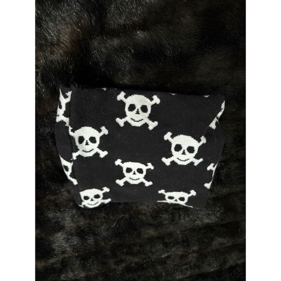 H&M Unisex Skull Scarf White black infinity sweater weight - Picture 2 of 2